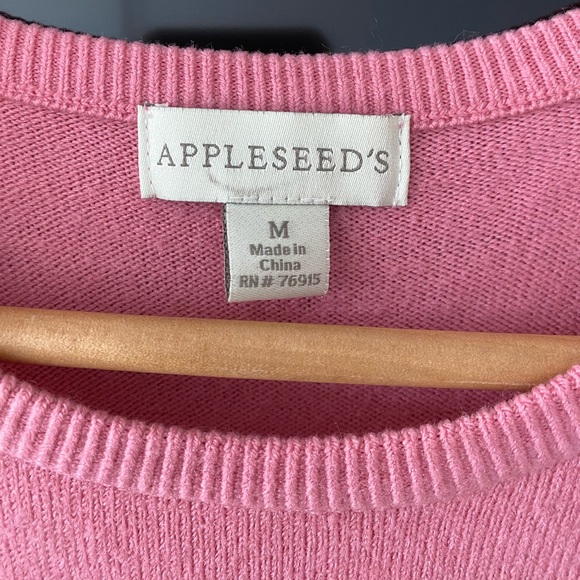 Appleseed’s Crewneck Sweater top in Mauve Pink - Medium - Picture 5 of 8
